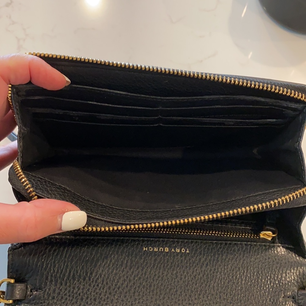 Tory Burch Black Leather Crossbody Bag - Picture 4 of 4
